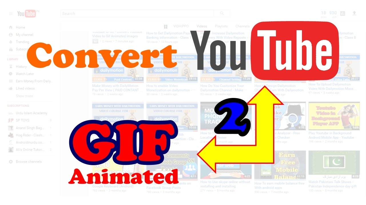 convert youtube to gif online free