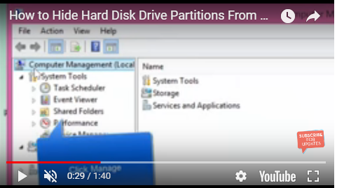  hide hard drive partitions