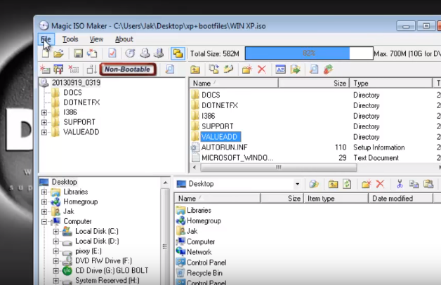 make Windows setup ISO file bootable
