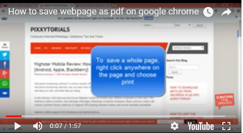  save webpage as pdf on google chrome