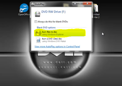 use CD/DVD Discs as flash drive