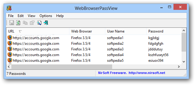 download saved password on Chrome or Firefox